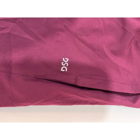 DSG Mens Burgundy Athletic Shorts With Drawstring Elastic Waistband & Side Pocke - Picture 6 of 12